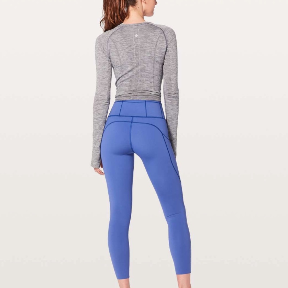 Lululemon Fast & Free 7/8 Tight II *Nulux 25" Moroccan Blue - Picture 6 of 6